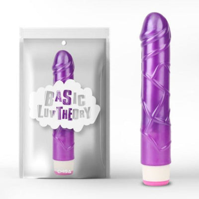 BASIC LUV PLEASURE VIBRATING DONG PURPLE