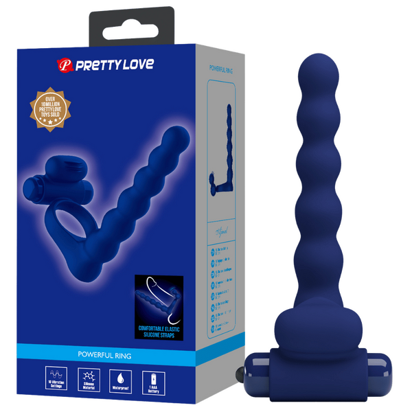 PRETTY LOVE HERCULES PENIS STEALTH 3 RING & PROBE