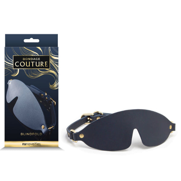 BONDAGE COUTURE RUBBER BLINDFOLD NAVY