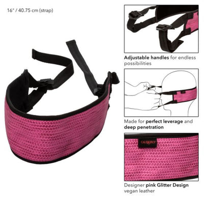 CALEX TICKLE ME PINK ADJUSTABLE BJ STRAP