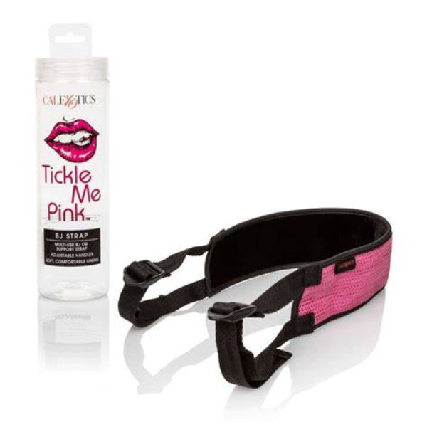 CALEX TICKLE ME PINK ADJUSTABLE BJ STRAP