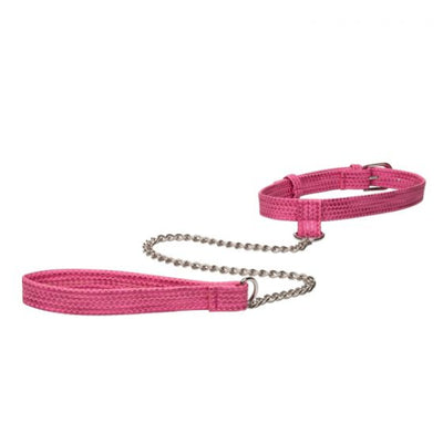 CALEX TICKLE ME PINK COLAR & LEASH PINK
