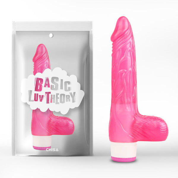 BASIC LUV PLEASURE VIBRATING DONG PINK
