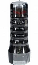 EASY RIDER MALE MASTURBATOR CLEAR FLESHLIGHT CASE BLACK