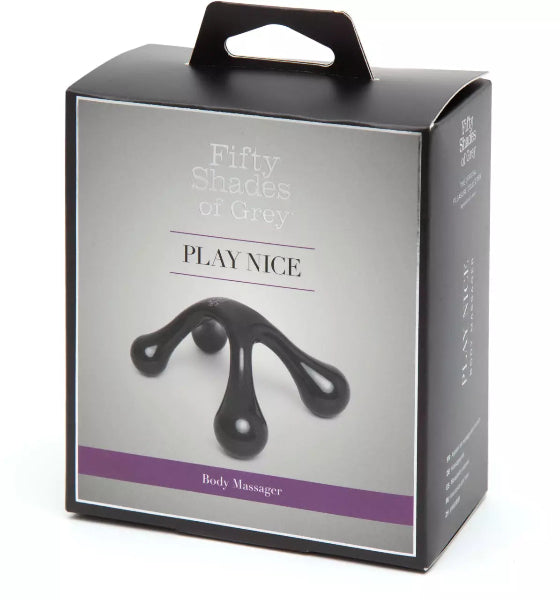 FIFTY SHADES OF GREY PLAY NICE BODY MASSAGER BLACK
