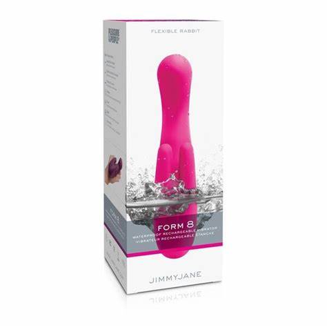 JIMMYJANE FORM 8 WATERPROOF RECHARGEABLE VIBRATOR - PINK