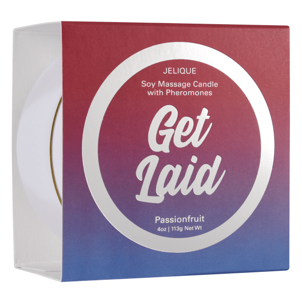 GET LAID PHEROMONES MASSAGE CANDLE PASSIONFRUIT