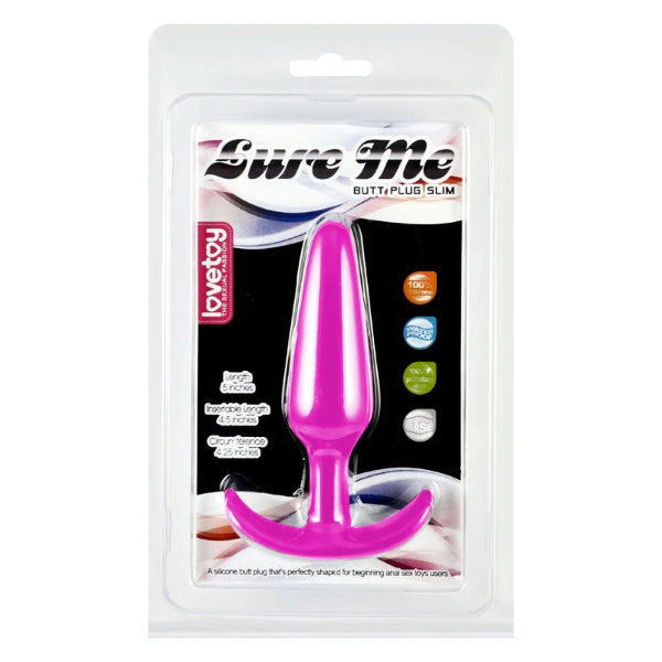 LURE ME CLASSIC ANAL PLUG PINK SMALL