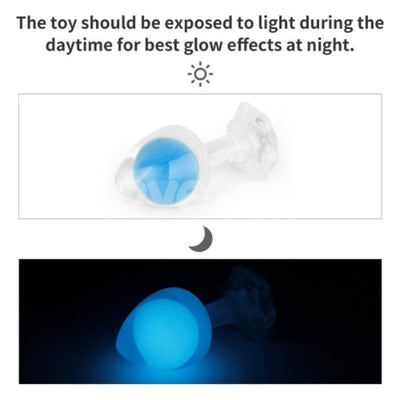 GEMORIA TRANSLUSCENT BLUE BUTT PLUG
