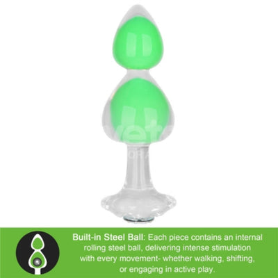GEMORIA TRANSLUSCENT GREEN BUTT PLUG