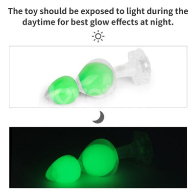 GEMORIA TRANSLUSCENT GREEN BUTT PLUG