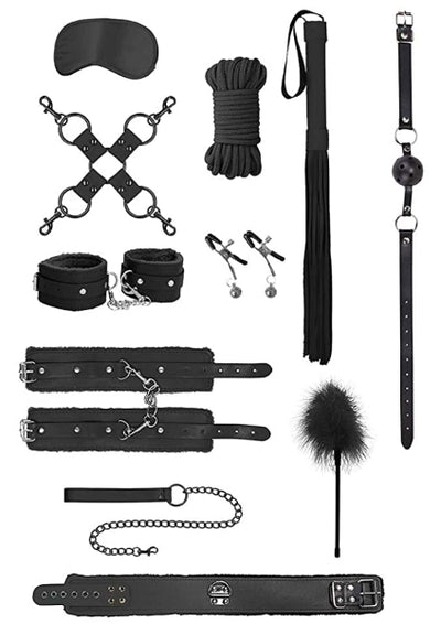 OUCH INTERMEDIATE BONDAGE KIT BLACK