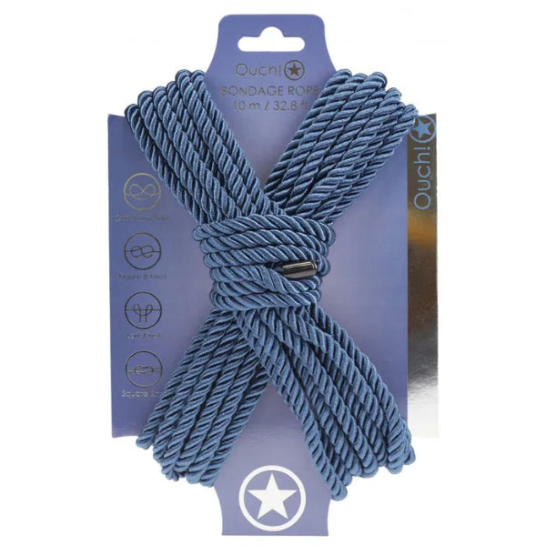 OUCH 10 M BOMDAGE ROPE NAVY BLUE