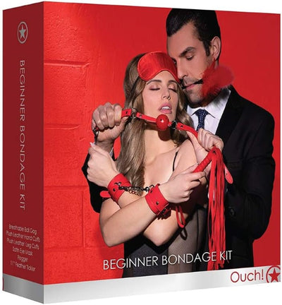 OUCH BEGINNERS BONDAGE SET RED
