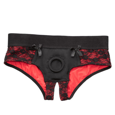 SCANDAL CROTCHLESS PEGGING PANTY SET L-XL
