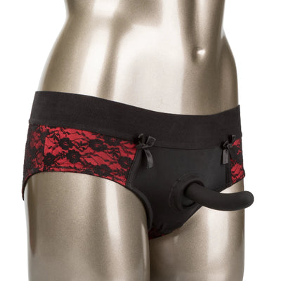 SCANDAL CROTCHLESS PEGGING PANTY SET L-XL