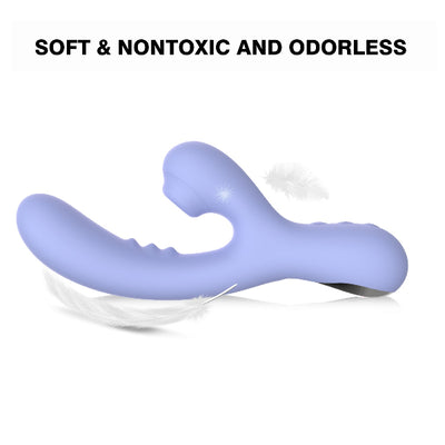 SXE HOPE JENA SUCTION RABBIT VIBRATOR AQUA