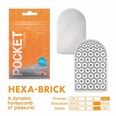 TENGA POCKET SLEEVE HEXA BRICK