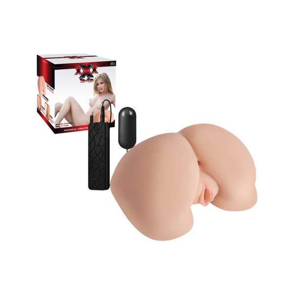 XXX TO GO JOANNA 5 INCH VIBRATING MASTURBATOR WITH CONTROLLER