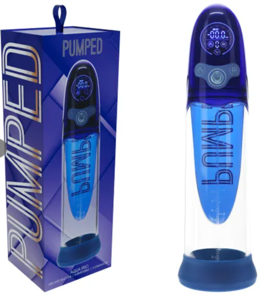 PUMPED AQUA PRO AUTO STROKER BLUE