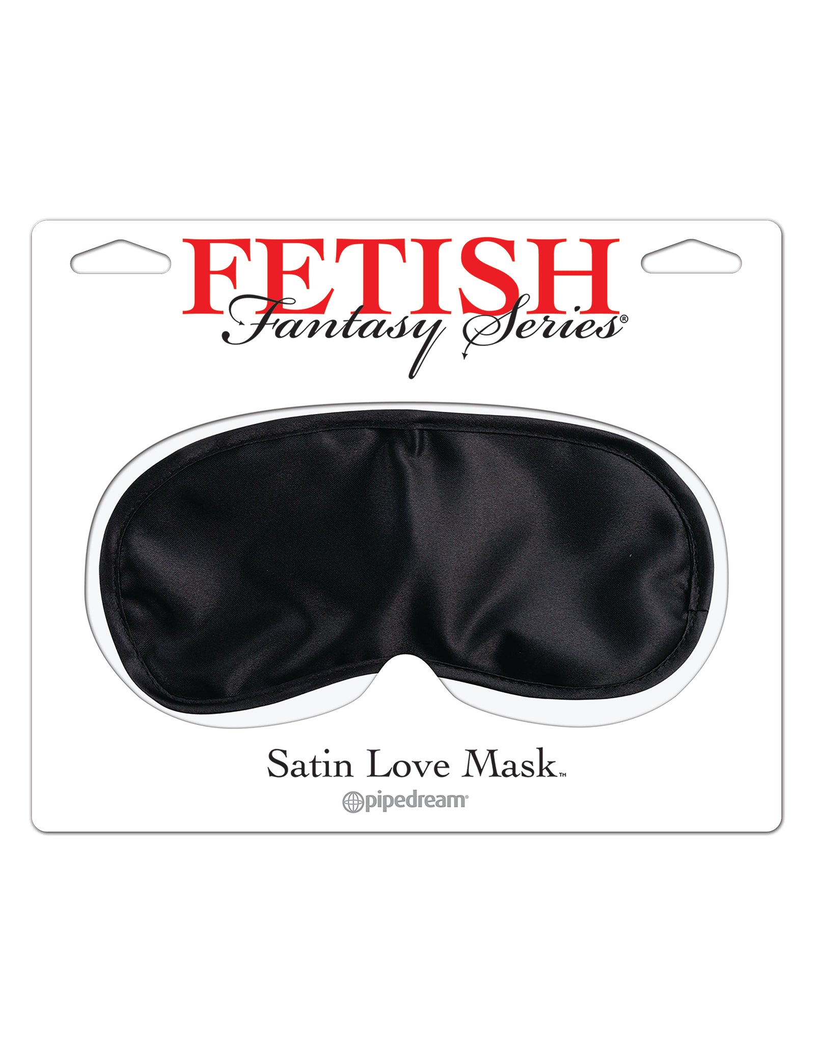 FETISH FANTASY SATIN LOVE MASK BLACK