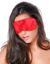 FETISH FANTASY SATIN LOVE MASK BLACK