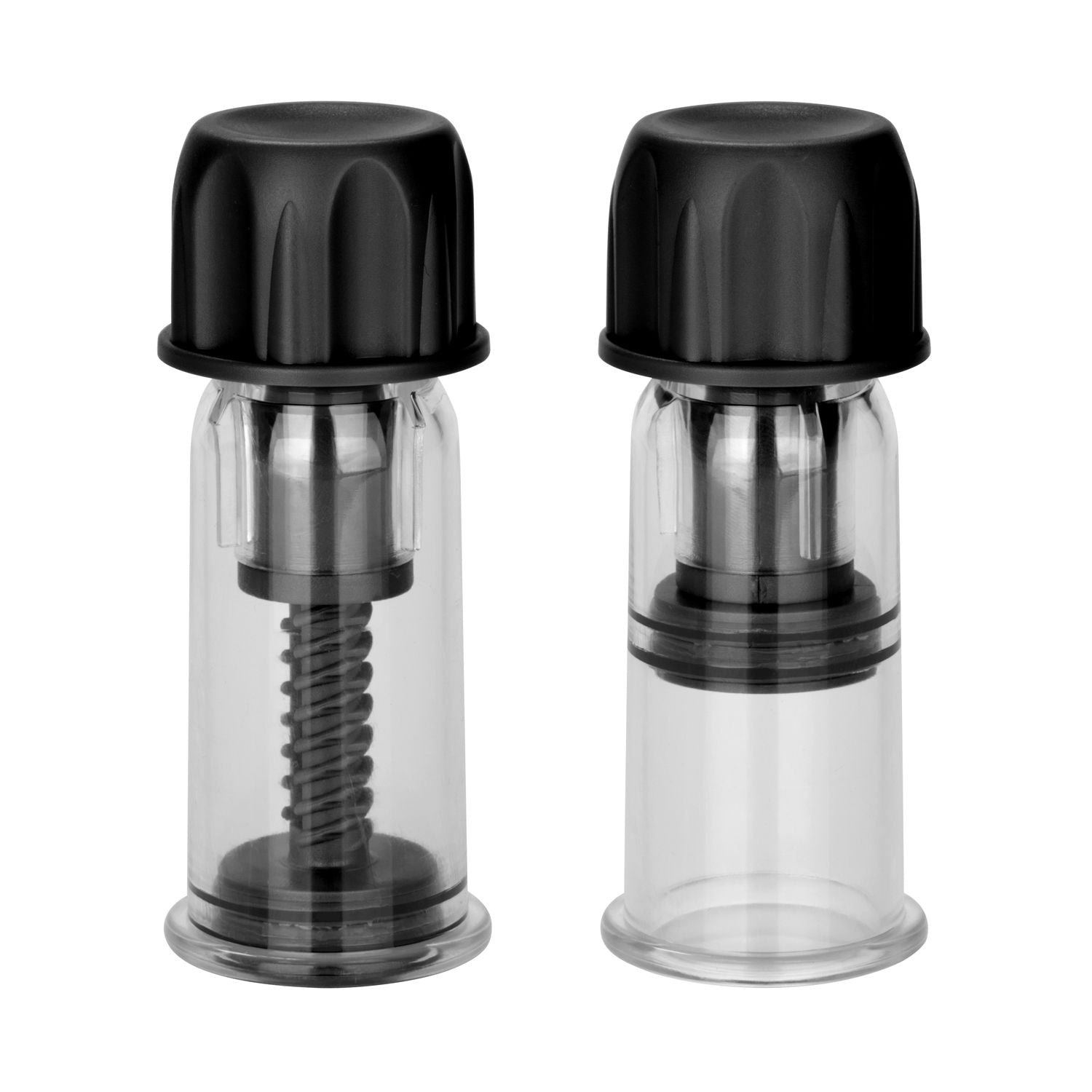 NIPPLE PLAY VACUUM TWIST SUCKERS BLACK