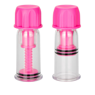 NIPPLE PLAY VACUUM TWIST SUCKERS BLACK