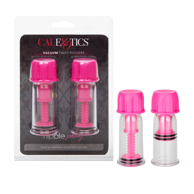NIPPLE PLAY VACUUM TWIST SUCKERS BLACK