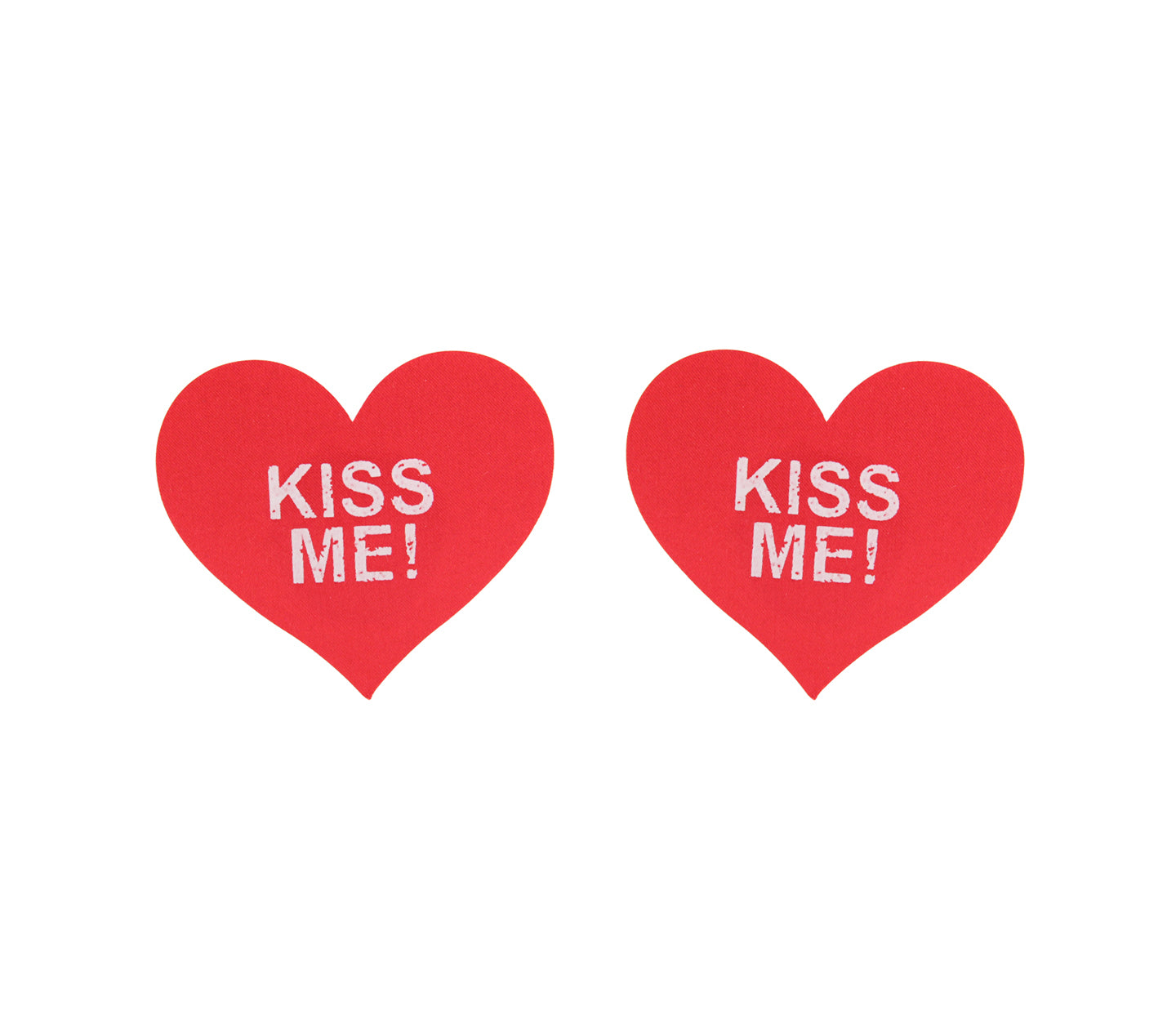 LOVE IN LEATHER KISS ME PASTIES RED